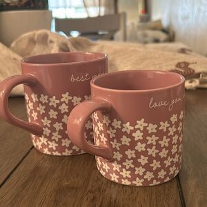 16oz 'Best Mom Ever' Mug and 10oz Mini Mug 'Love You Mom' Pink - Threshold (E007